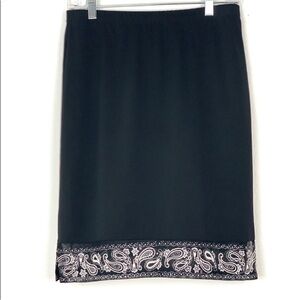 90’s Y2K Vintage I.N San Francisco Black Skirt